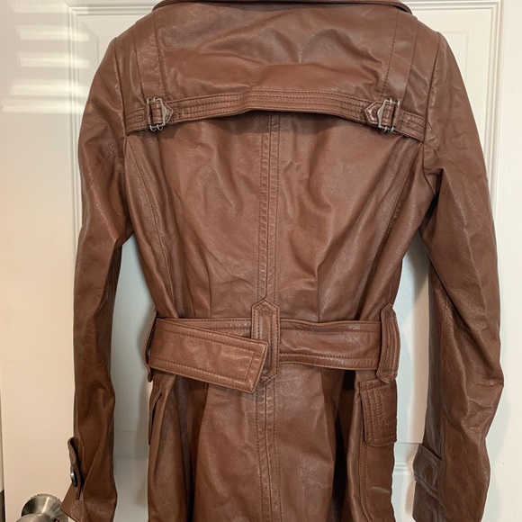 Daniele women’s leather trench coat - Picture 2 of 8